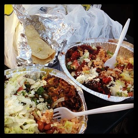 Anita's mexican food truck seattle, seattle. Mexican food truck - Carnitas and Chorizo with rice and ...