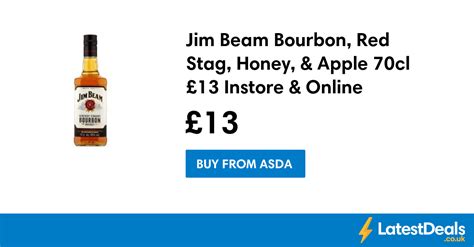 Save big w/ (10) verified honey coupon codes, storewide deals & honey price drops at amazon. Jim Beam Bourbon, Red Stag, Honey, & Apple 70cl £13 ...