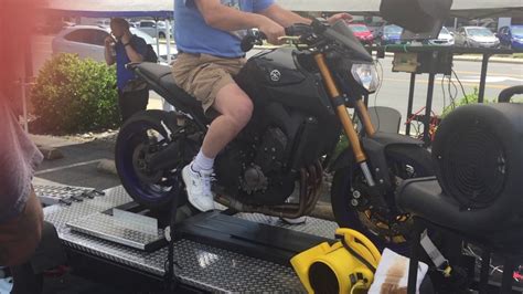 2014 Yamaha FZ-09 dyno run - YouTube