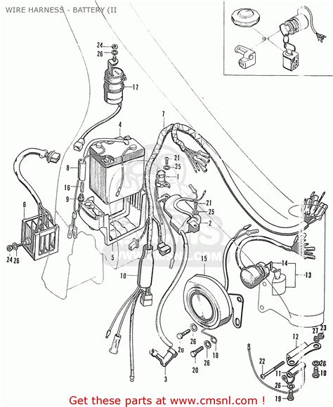 Sometimes c100 general export parts lists are also know as parts fiches or partsfishes, schematics, diagrams and parts manuals. Honda S90zk1 Super Sport General Export Wire Harness ...