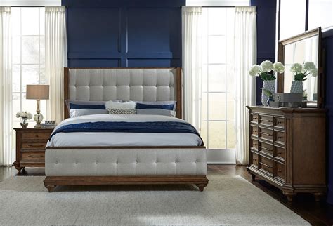 Create the perfect bedroom oasis with furniture from overstock your online furniture store! Carrington Upholstered Bedroom Set Pulaski Furniture ...