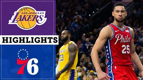 Sign up to get the latest news, stats & giveaways from nbc sports philadelphia. Sixers vs. Lakers: January 25, 2020 | Highlights & Sound ...