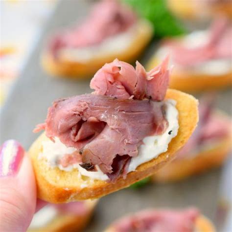 I love this idea as you are then freed up to. Need a simple yet elegant holiday appetizer? Look no further than this easy to make Roast Beef C ...