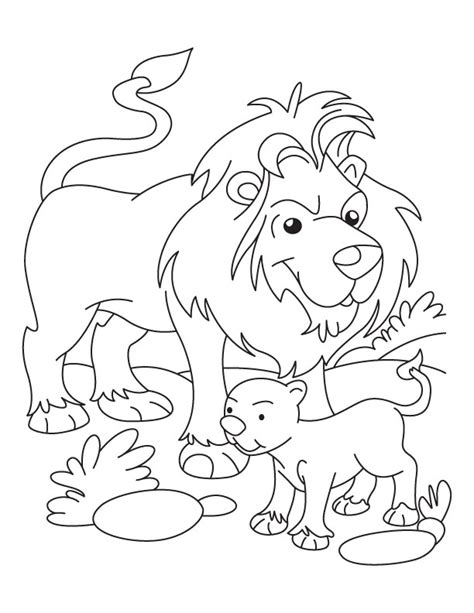 Color by numbers educational children game, drawing kids activity. Lion Cub Coloring Pages at GetColorings.com | Free ...