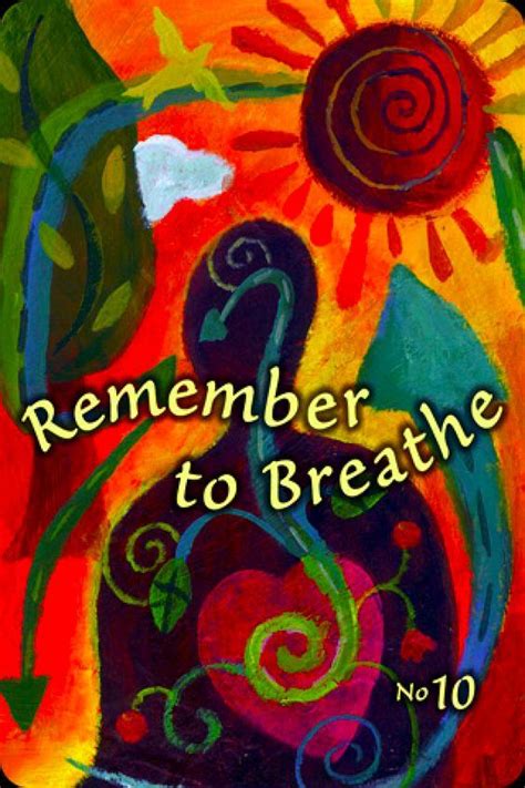 They can show any imagery, and there's more room for the person working with them to interpret their meaning. Remember To Breathe | Affirmation cards, Angel oracle ...