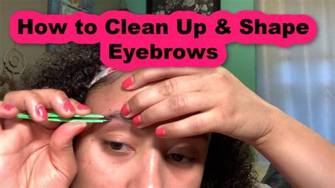 The art of eyebrow threading is a very old beauty technique. How I Wax my Eyebrows: Cleaning up & Shaping - YouTube