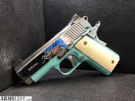 In fact the diamond ultra is available in 45 acp of course but can also be ordered in 9mm. ARMSLIST - For Sale: Tiffany Blue Kimber Ultra Bel Air II ...