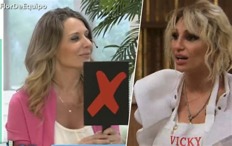 ¡llegó a telefe masterchef celebrity! Rocío Marengo fulminó a Vicky Xipolitakis y alimentó la ...