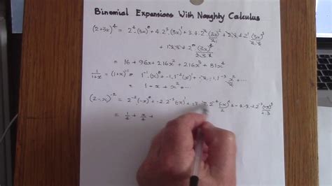 Binomial Expansions with Naughty Calculus - YouTube