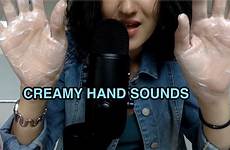hand creamy sounds asmr