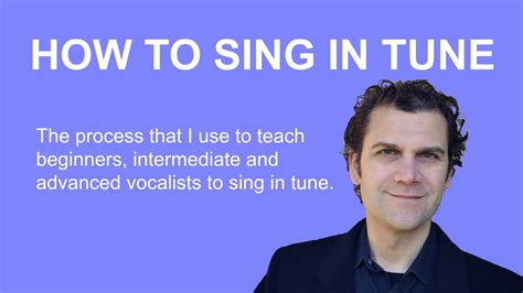 The singing exercises in this video will teach you how to sing in a light mixed voice which. How to Sing in Tune - Quick Tip | Singing, Singing tips ...