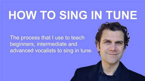 Singers perform music (arias, recitatives, songs, etc.) that can be sung with or without accompaniment by musical instruments. How to Sing in Tune - Quick Tip | Singing, Singing tips ...