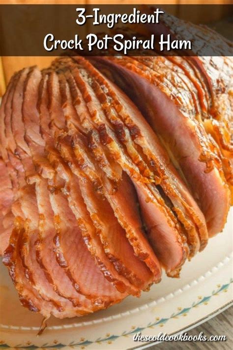 Rub brown sugar, maple syrup, mustard, and balsamic vinegar all over the meat using your hands. Cooking A 3 Lb. Boneless Spiral Ham In The Crockpot ...