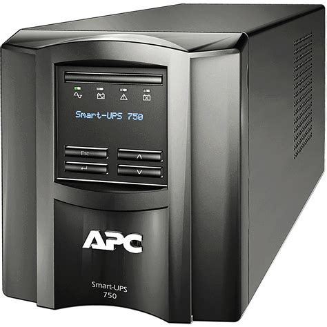 Adapters are available but typically the battery. APC Smart-UPS SMT750C Battery Backup & Surge SMT750C B&H