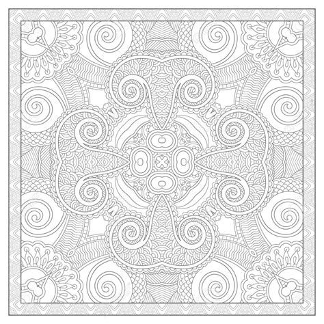 For kids & adults you can print mandala or color online. iColor "Mandalas ~ Square" | Pattern coloring pages, Coloring pages, Coloring books