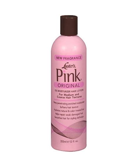 Provides protection against heat and chemical damage caused while using hair styling. Pink Oil Moisturizer Lotion Pink | Luster's | Daily Hair ...