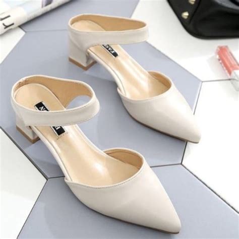 Nikmati kenyamanan, kualitas, dan harga terbaik untuk kaki anda hanya di evb* shoes. Jual JSHA612-beige Sepatu Heels Wanita Stylish Kekinian 4.5CM - GrosirImpor.com
