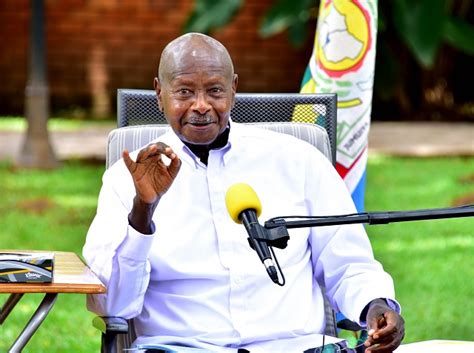 President museveni plants a tree at ceremonies to launch the gen museveni house today. Fate of reopening schools, churches to be decided tomorrow ...