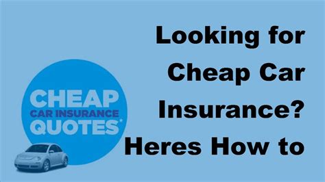 Looking for Cheap Car Insurance Heres How to Do It - 2017 ...