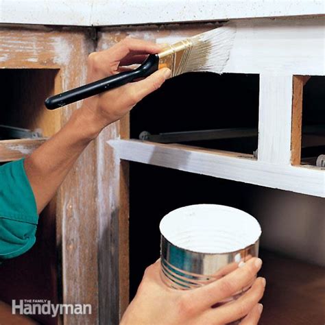 Its hard, shiny finish resists stains and fingerprints. How to Paint Kitchen Cabinets | The Family Handyman