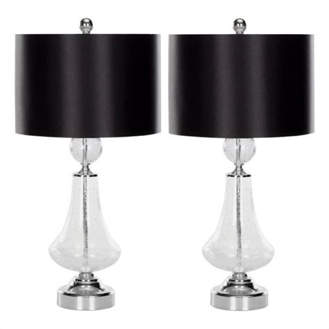 We were inspired by some really great mercury glass lamps from pottery barn. Safavieh Mercury Crackle Glass Table Lamp with Black Shade ...