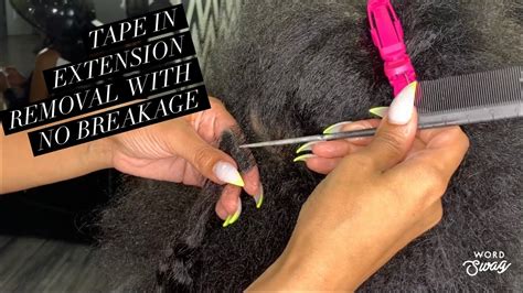 With all the information available today about every single topic you could possibly want to know about, how can you be sure. Tape In Extension Removal ( NO BREAKAGE ) - YouTube