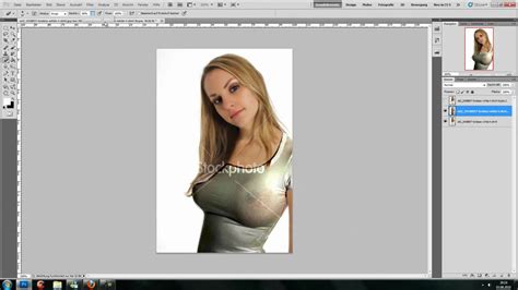 You have to have an image of what you want to see underneath that. See through Clothes (X-Ray) Photoshop2Go - YouTube