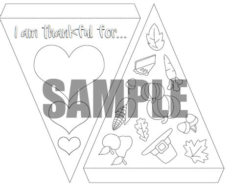 Download our 100% free printable thanksgiving coloring pages. Thanksgiving Bunting Coloring Page FREE Printable