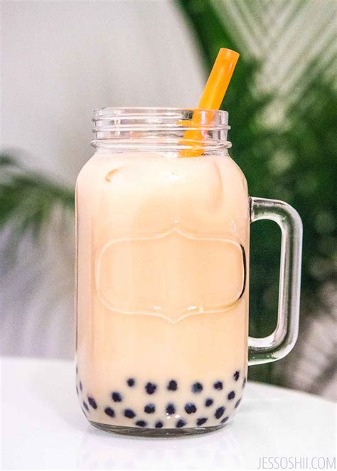 Boba tea, bubble tea, and pearl milk tea — in taiwan, zhenzhu naicha (珍珠奶茶) — are essentially different names for the same thing; DIY Bubble Milk Tea - JESSOSHII