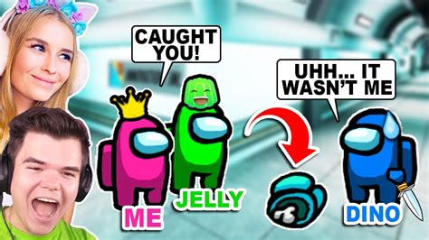 Playing among us with jelly and dino! CATCHING The IMPOSTOR In Among Us With Jelly And Dino! (Roblox) - YouTube