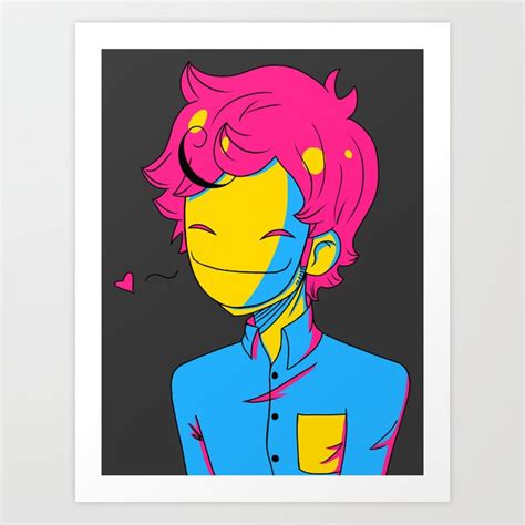 Download the perfect pansexual pictures. Pansexual Pride Cry Art Print by arithesdemons | Society6