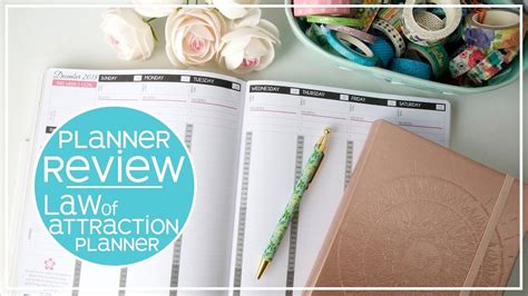 Weekly planner of the law of attraction planner. My Review | Freedom Mastery Law of Attraction Planner 2018 ...