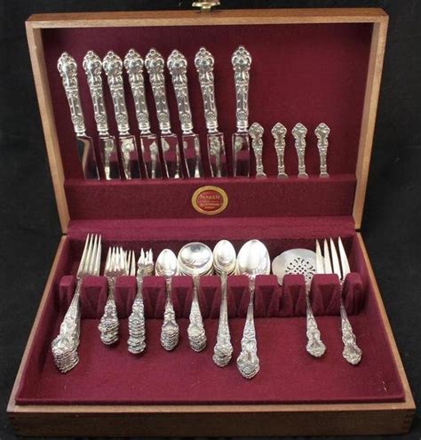 ✅ free shipping on many items! Antique Watson Sterling Silver Flatware Meadow Rose 71pcs ...