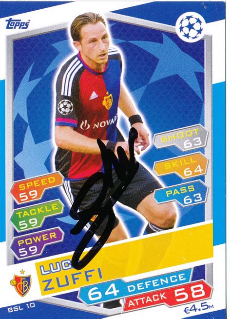 Luca zuffi is a swiss professional football player who best plays at the center midfielder position for the fc basel 1893 in the raiffeisen super league. Kelocks Autogramme | Luca Zuffi FC Basel Topps Card ...