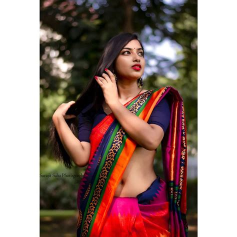 The bengal industry is one of the best entertainment platforms for bengals in india and in other countries. Young and Beautiful Bengali Model Sunetra - Stunning Saree Photo Gallery