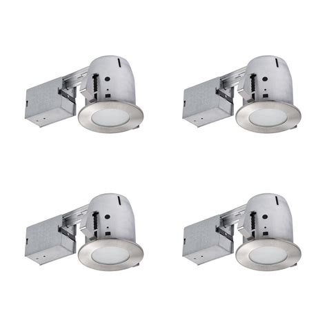 What are the best led br30 bulbs for installing in a 5 to 6 inch recessed down light fixture? Globe Electric 4 in. Brushed Nickel IC Rated Bathroom ...