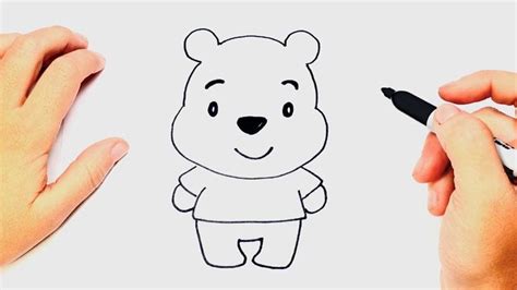 Winnie the pooh has been a classic childhood character since the first collection of author a. How to draw Winnie The Pooh | Winnie The Pooh Easy Draw ...