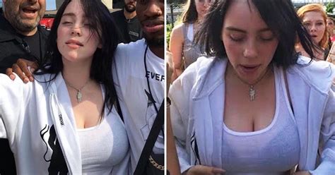 Billie eilish kept it fashionable on sunday when she was seen out with friends while wearing a monochromatic outfit of different shades of tan. Billie Eilish Tank Top Photo Goes Viral As Viewers ...