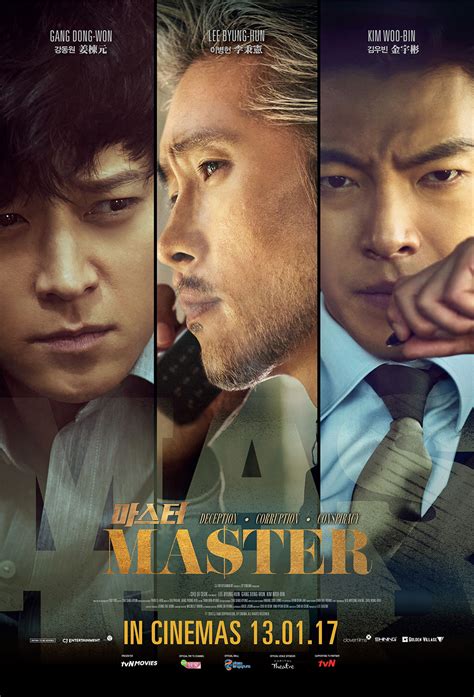 Yerli gişe tarafından 2017 yılında yayımlanan en çok hasılat yapan güney kore filmleri, brüt gelir , aşağıdaki gibidir: MASTER Korean Movie (마스터 | 偷天对决) Review | Tiffanyyong.com
