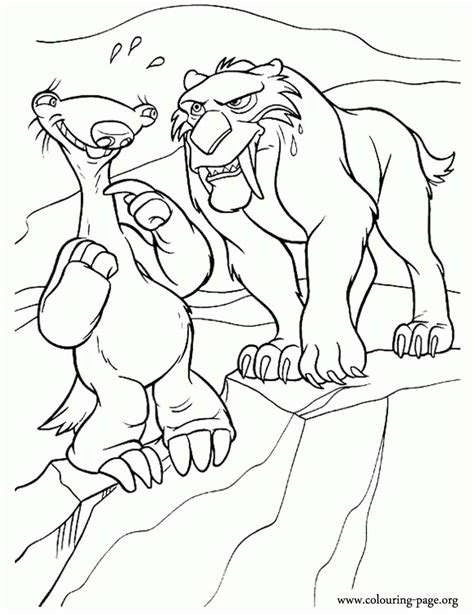 The ice age, or ice era, is an american animated film by chris wedge and carlos saldanha, released in 2002. Ice Age Continental Drift Coloring Pages - Coloring Home