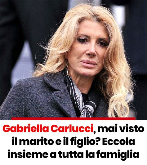 Cesara buonamici è originaria di fiesole ed è molto legata alla sua terra natale. Gabriella Carlucci, mai visto il marito e il figlio ...