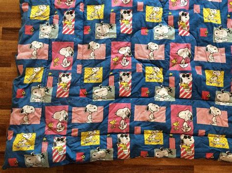 Amazon snoopy twin bedding set mp3 & mp4. Snoopy Peanuts Twin Comforter Blanket 1971 Retro RARE HTF ...