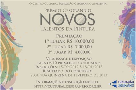 A cesgranrio foi fundada em 1971 com o objetivo de unificar a produção das avaliações do grande rio. GABINETE DE CURIOSIDADES: Prêmio Cesgranrio Novos Talentos ...