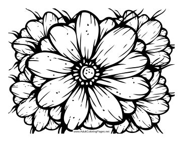 Choose your favorite coloring page and color it in bright colors. A bouquet of daisies makes up this flower coloring page ...