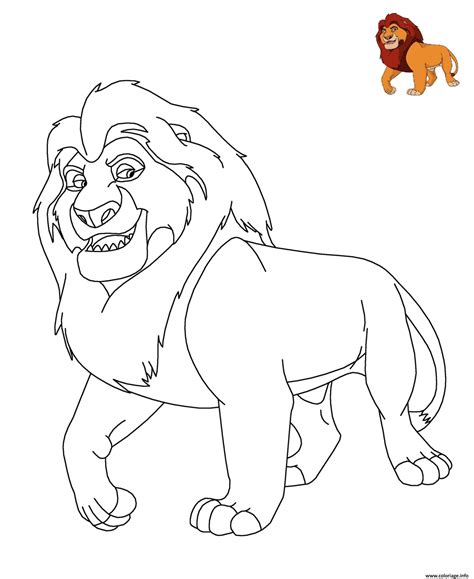 Dans la savane africaine, tous les animaux de la terre. Coloriage Le Roi Lion Disney dessin