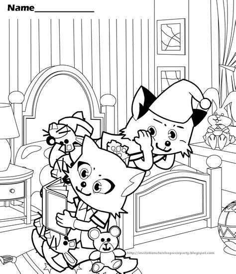 Shop coloring pages pajamas from cafepress. Pajama Party Coloring Pages at GetColorings.com | Free ...