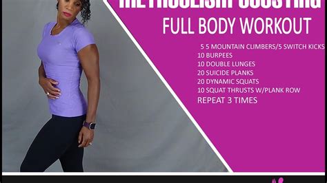 Opt for a metabolism booster supplement. Metabolism Boosting Full Body Workout - YouTube