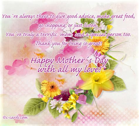 Is celebrated throughout the world to show appreciation to our mother. Terrific Moms Day. Free Special Moms eCards, Greeting ...