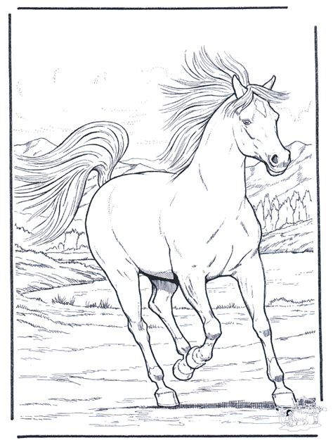 Horse coloring pages unique printable unicorn coloring pages best. Horse free to color for kids : realistic horse drawing ...