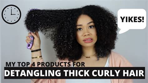 Here's the difference between a detangling brush and a normal comb. Detangle With Me + My Top 4 Detanglers For THICK Curly ...